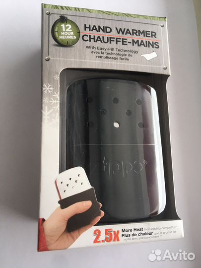 Грелка для рук Zippo черная 12 часов