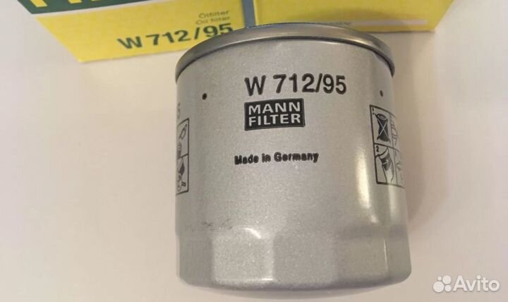 Масляный фильтр mann W712/95