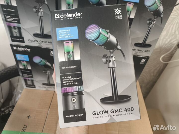 Новый микрофон Defender Glow GMC 400 USB