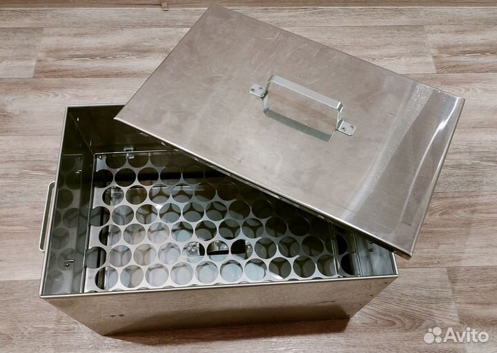 Коптилка горячего копчения из нержавейки