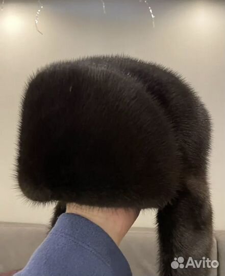 Шапка ушанка норка