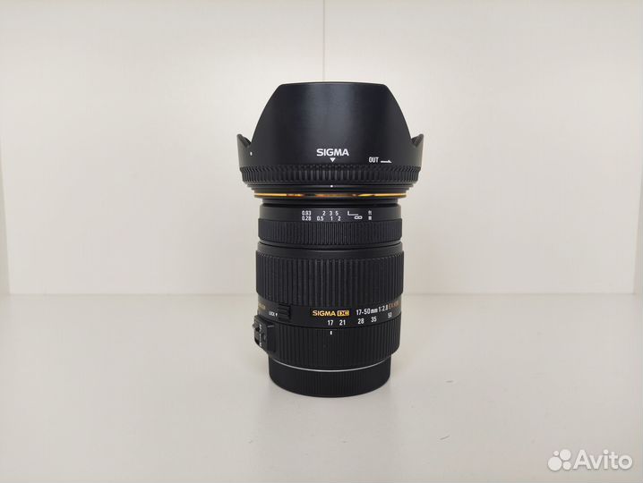 Как новый sigma 17-50 f/2.8 EX DC OS canon EF