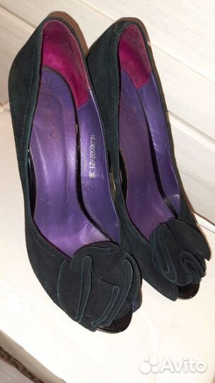 Туфли женские 38 размер натуральная замша