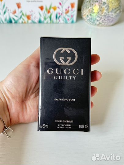 Мужская парфюмерная вода gucci guilty 50 мл