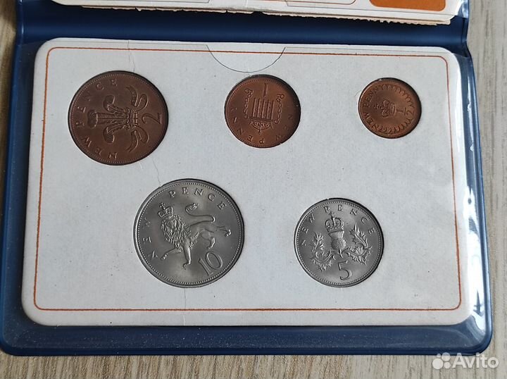 Набор монет Великобритании, новый