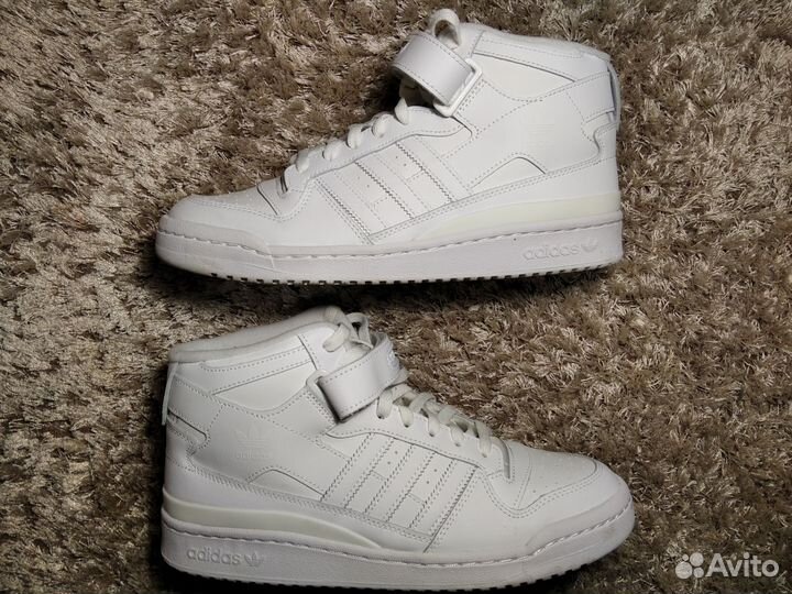 Adidas forum mid white оригинал