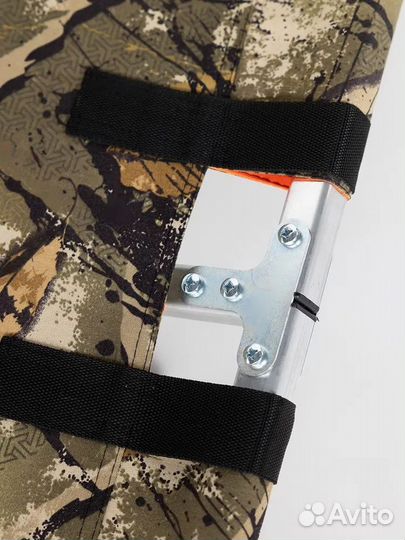 Раскладушка туристическая широкая 200 x 75 см