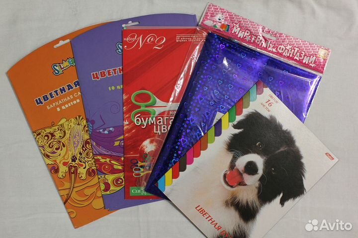 Цветная бумага А4 и трафареты для рисования