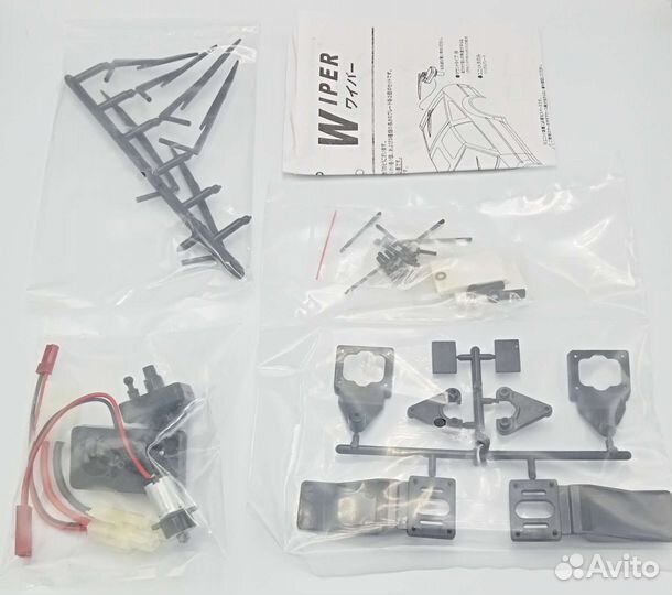 Дворники с электроприводом для р/у моделей 1/10