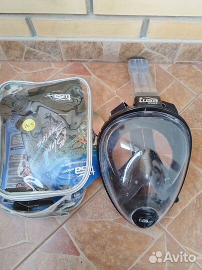 Полнолицевая маска для сноркелинга