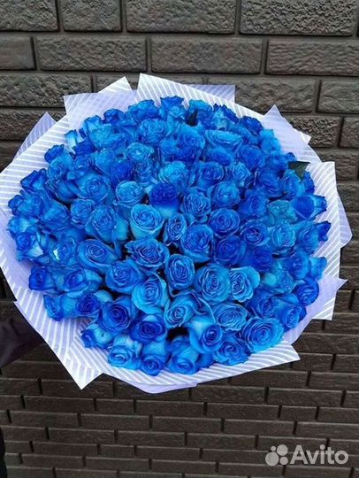Синие розы. Цветы Букеты с доставкой