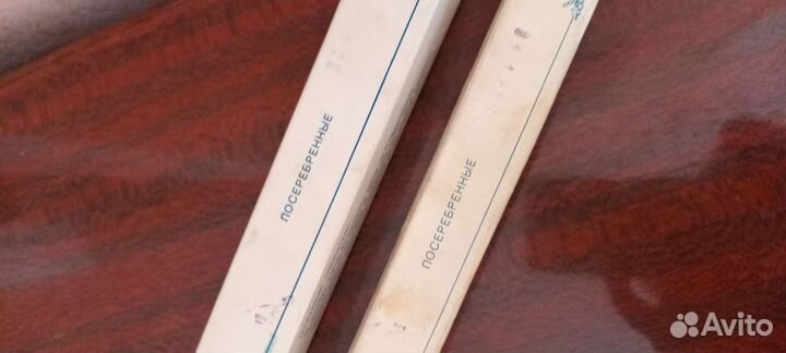 Ложки, вилки десертные - мельхиор СССР