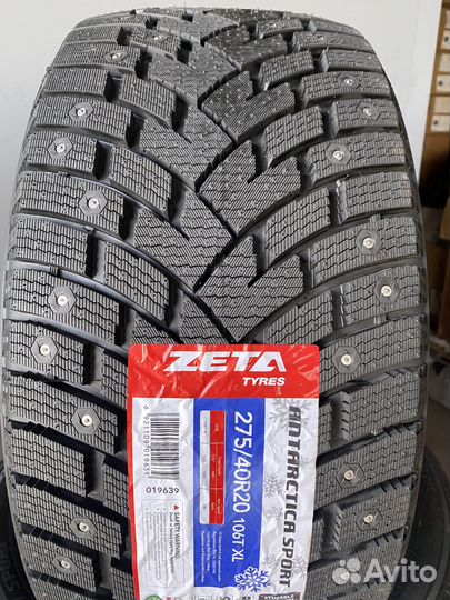 Zeta Antarctica Sport 275/40 R20 и 315/35 R20