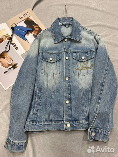 Джинсовая куртка louis vuitton женская