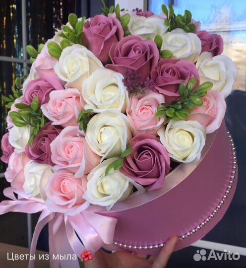 Цветы Букет Пионы из мыла