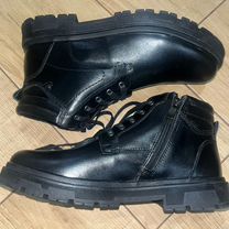 Мужские ботинки зимние 40 натуральная кожа мех