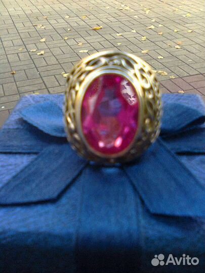 Перстень позолота серебро СССР
