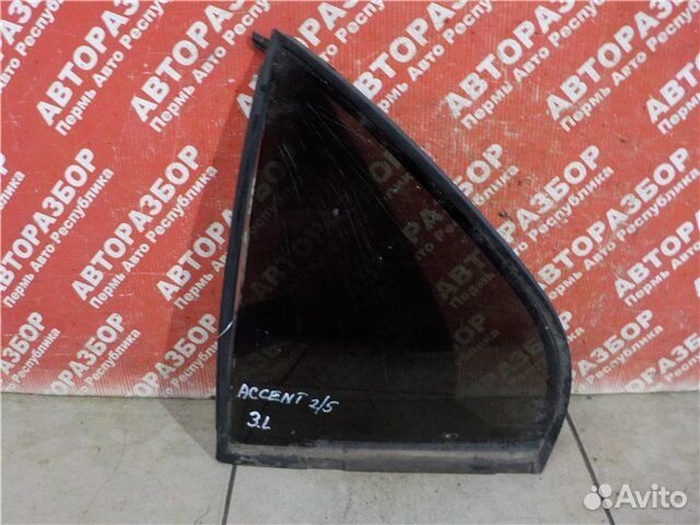 Форточка двери задняя левая Hyundai Accent 2