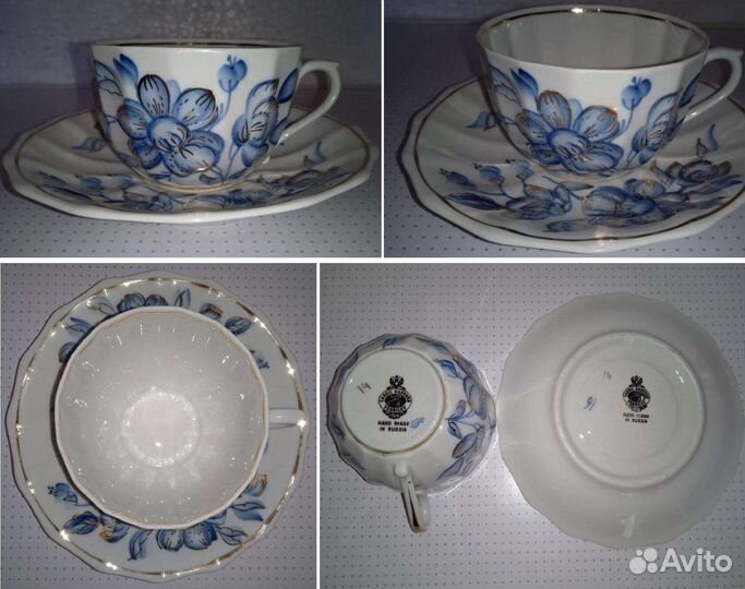 Сервиз чайный СССР Вербилки на Экспорт