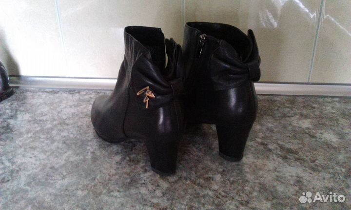 П/сапожки /кожа