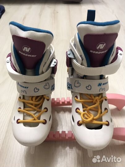 Коньки детские раздвижные 27-30