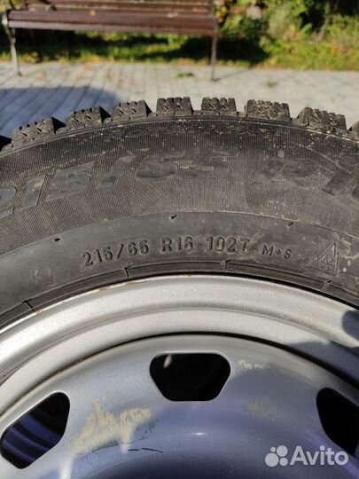 Зимние шины 215 65 16 pirelli ice zero с дисками