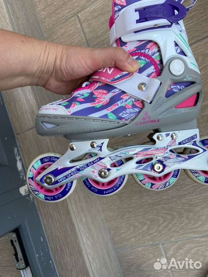 Роликовые коньки детские раздвижные
