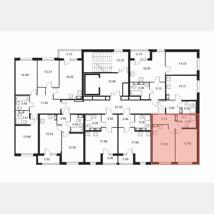 1-к. квартира, 39,3 м², 9/9 эт.