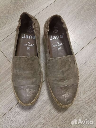 Новые эспадрильи из натуральной кожи