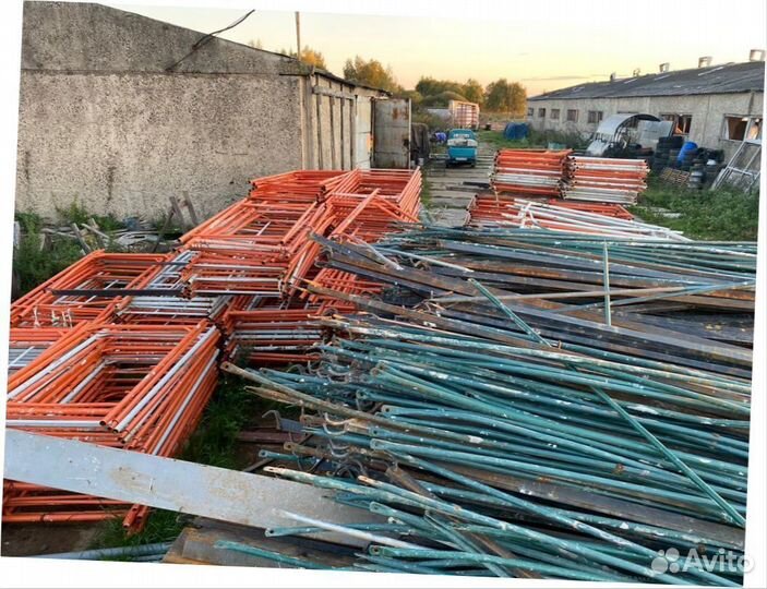 Леса строительные рамные. Аренда