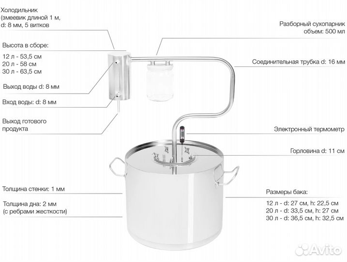 Дистиллятор Магнат