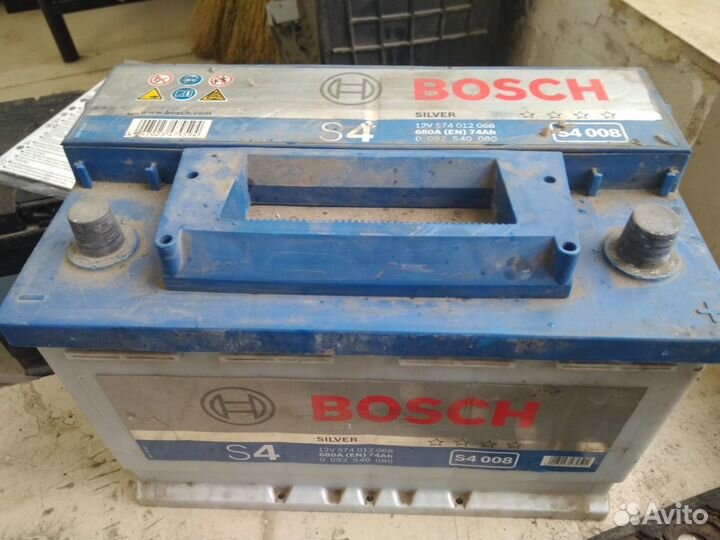 74Ач аккумулятор б/у Bosch S4 008