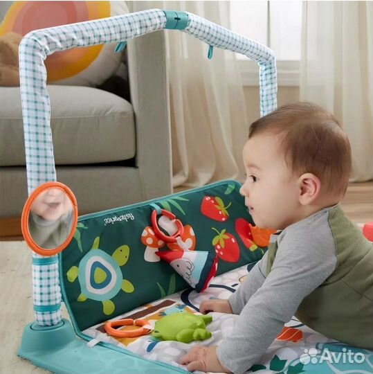 Развивающий коврик fisher price 3 в 1