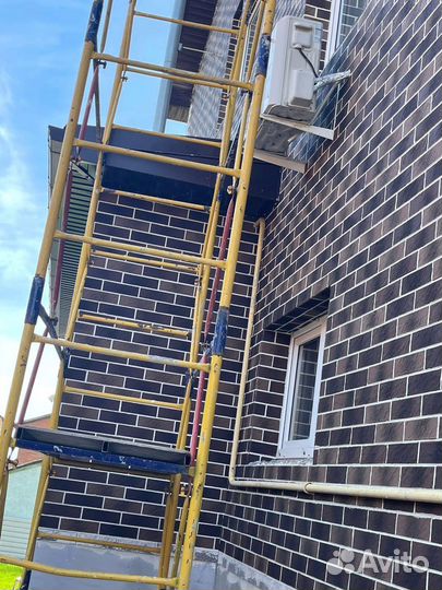 Гибкий кирпич на сетке