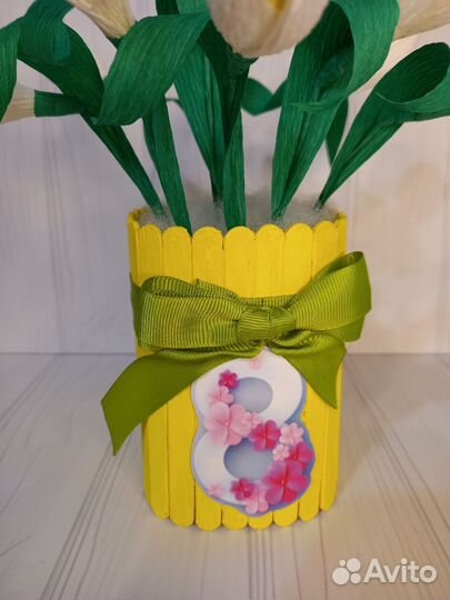 Поделка на 8 марта в сад школу