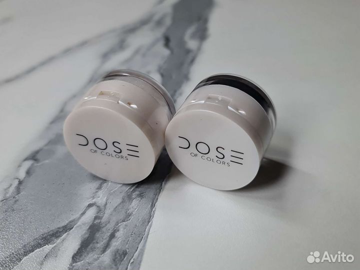 Тени для век Dose of colors кремовые и спарклы