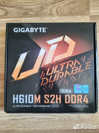 LGA 1700 Gigabyte H610M S2H DDR4 (неисправна)
