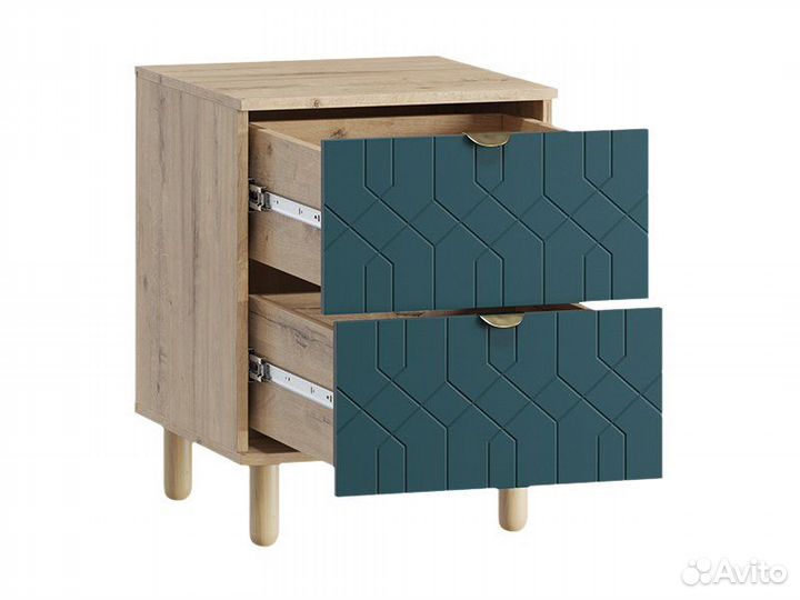 Тумба прикроватная Теджонс Deco Aquamarine