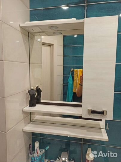 Зеркало шкаф в ванную с подсветкой