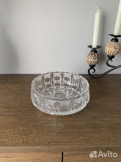 Блюдо и Фруктовница СССР хрусталь