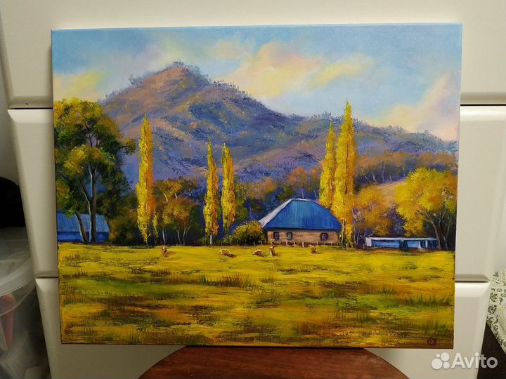 Картина маслом на холсте пейзаж