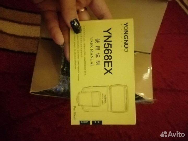 Вспышка yongnuo speedlite 568 ex