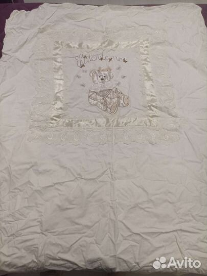 Комплект в кроватку: балдахин, бортики, одеяло