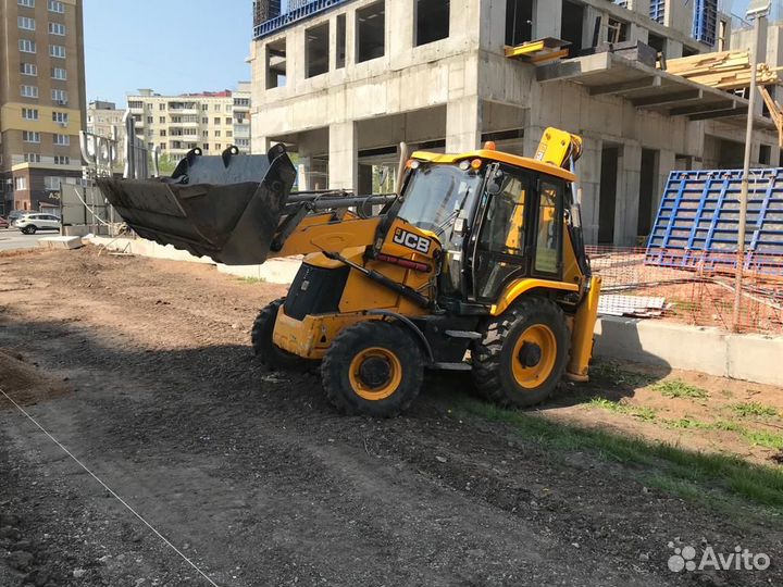 Экскаватор погрузчик jcb 3cx в аренду Уфа