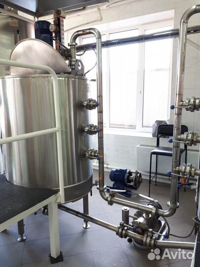 Линия производства косметики: крема, мази, лосьоны