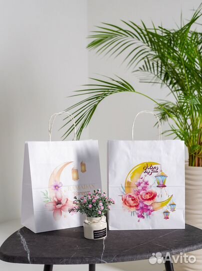 Печать по Крафтовым Бумажным Пакетам