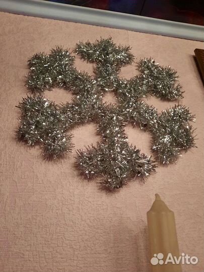 Новогодние украшения снежинки