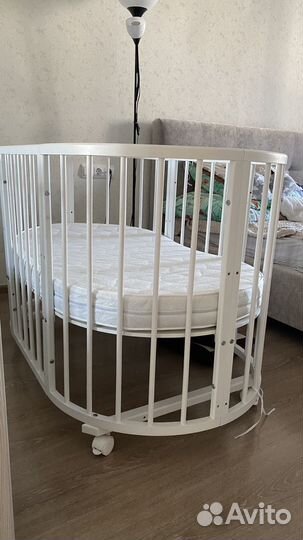 Детская кроватка круглая