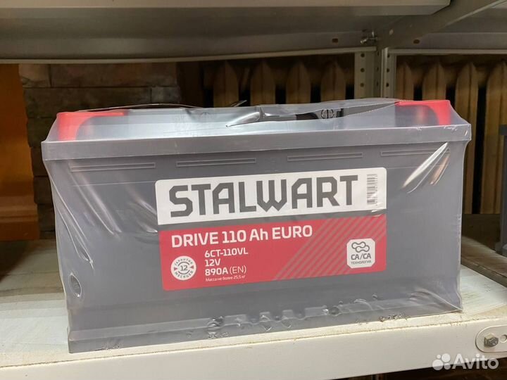 Аккумулятор Stalwart 110 А/ч обратной полярности