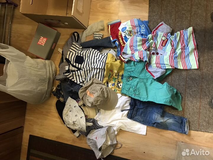 Вещи на мальчика пакетом 74